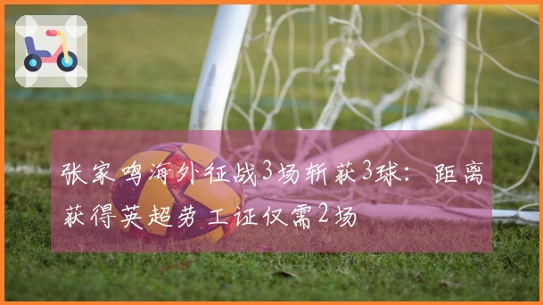 张家鸣海外征战3场斩获3球：距离获得英超劳工证仅需2场